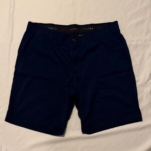 Under Armour HeatGearMen's Flex Waist Navy Blue Golf Shorts 40